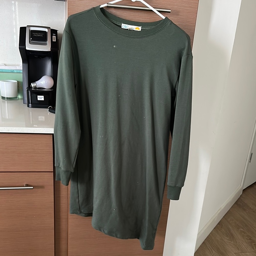 C&C California Olive Green Top